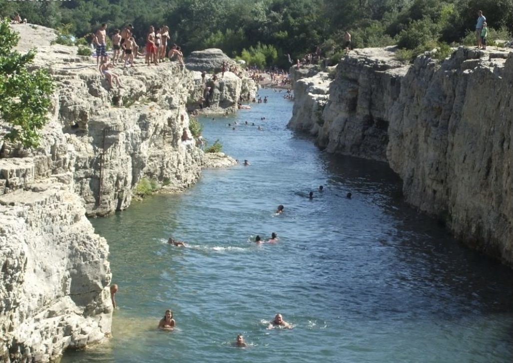 Swimming in the Gorges de l'Ardèche